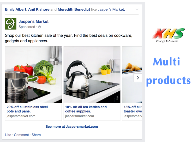 hình thức quảng cáo facebook