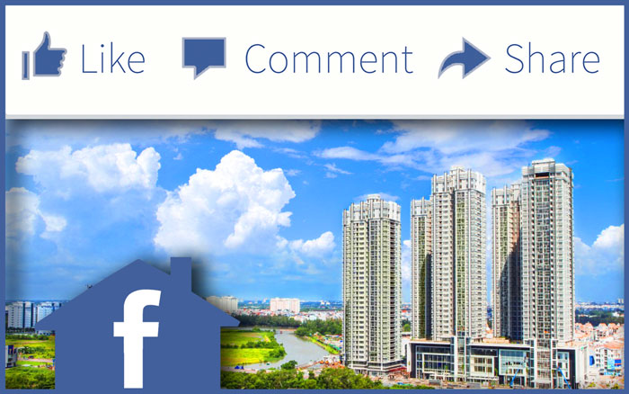 quảng cáo online ngành bất động sản trên facebook giúp tăng tương tác