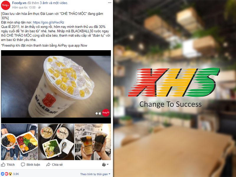 quảng cáo quán cafe